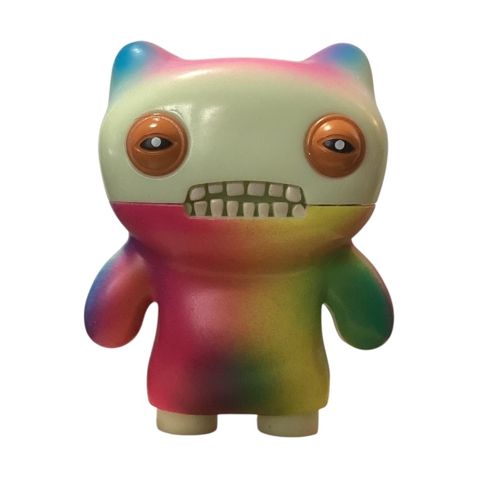 Fuggler Funny Ugly Monster 2.5 Inch Rainbow Tie Dye Vinyl Figure Collectible